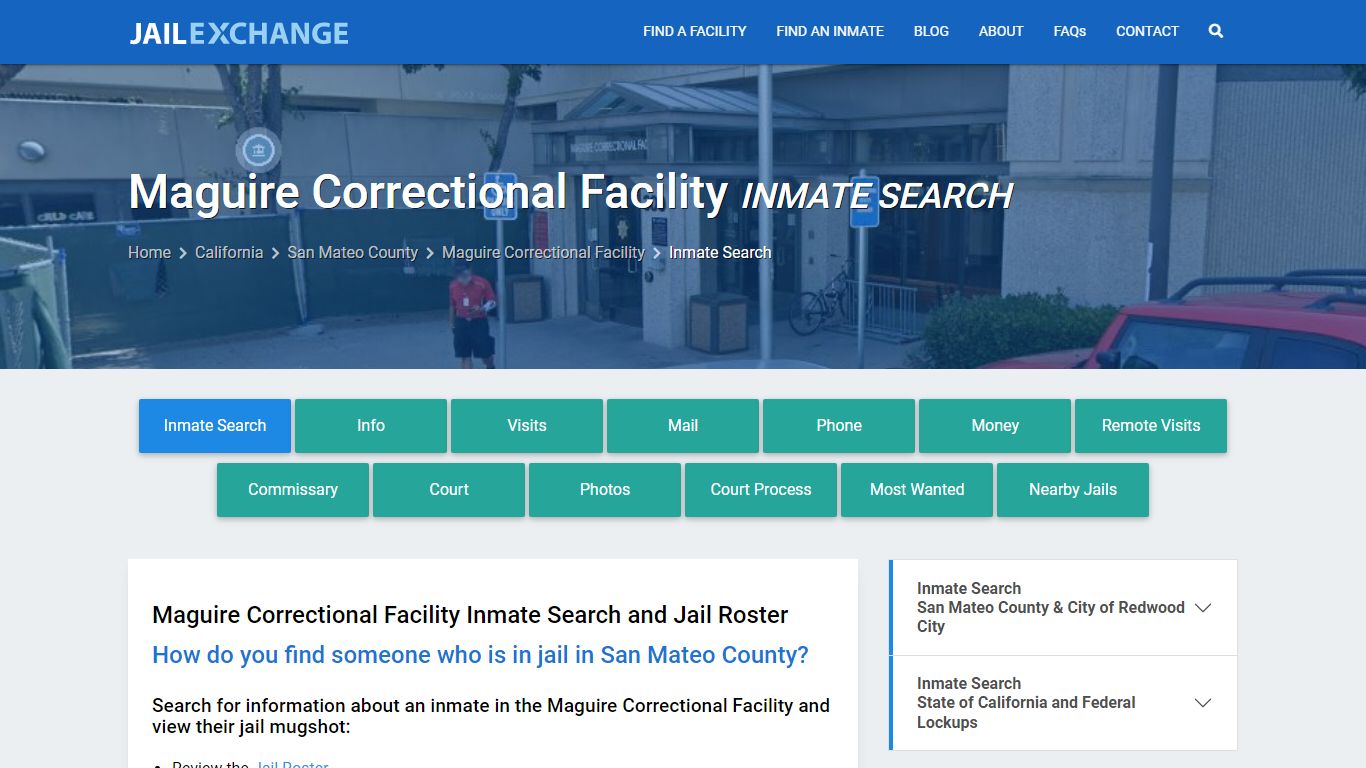 Maguire Correctional Facility Inmate Search - Jail Exchange